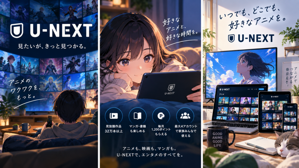 U-NEXTおすすめイメージ01