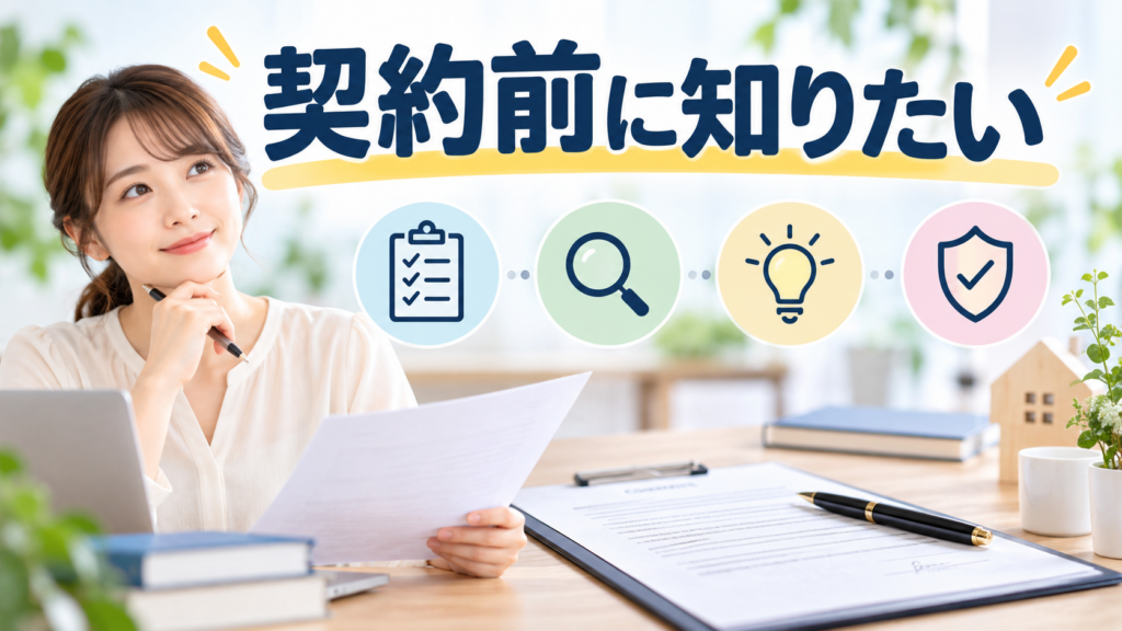 契約前に知りたいイメージ01